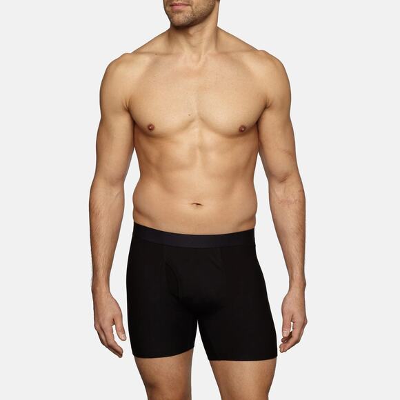 Wool & Prince Black Wool Blend Boxer Briefs Men's Size Medium New - Picture 1 of 8